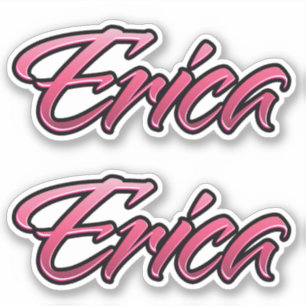 Erica faded pink sticker Sticker Stickerset
