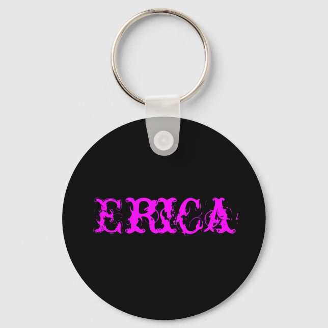 Erica,Keychain Key Ring (Front)