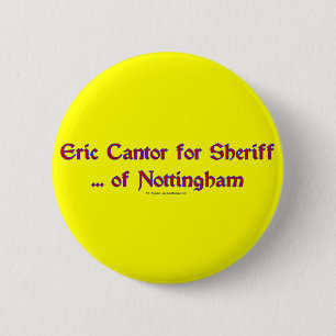 EricCantorSheriff 6 Cm Round Badge