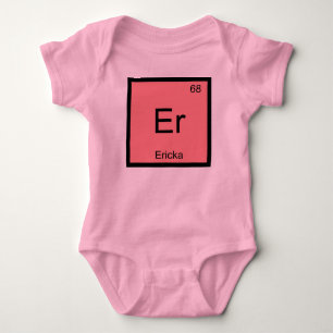 Ericka Name Chemistry Element Periodic Table Baby Bodysuit
