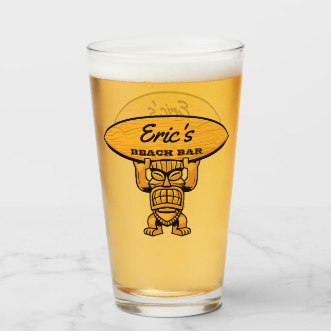 Eric's Beach Bar Glass (Front Filled)