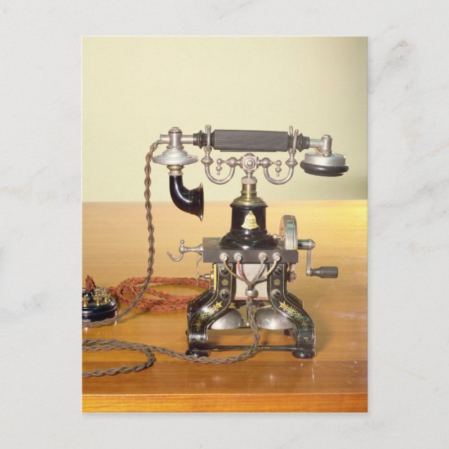 Ericsson Telephone, 1890 Postcard (Front)