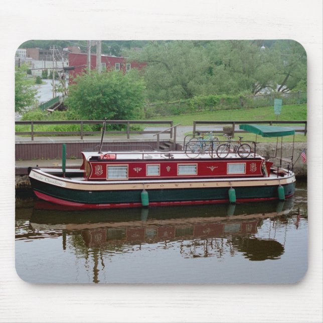 Erie Canal Boat mousepad (Front)