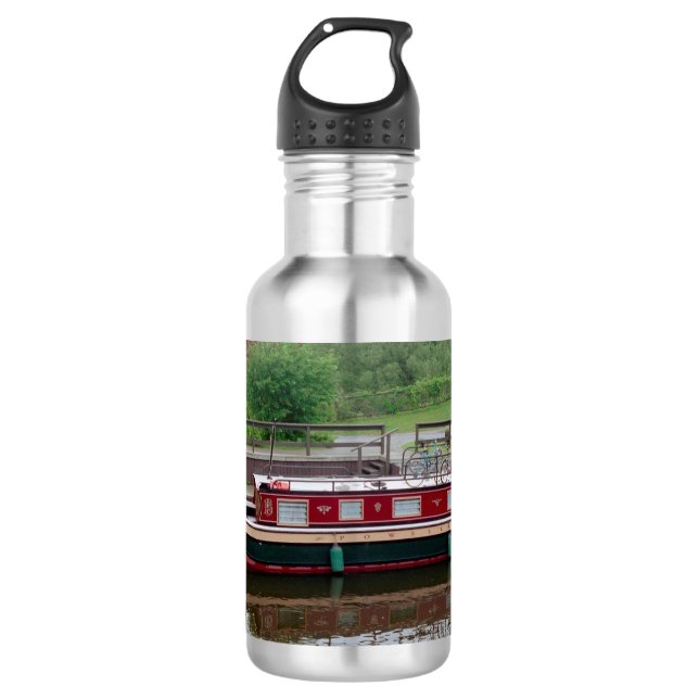 Erie Canal boat water bottle (Front)