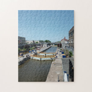 Erie Canal Locks Jigsaw Puzzle