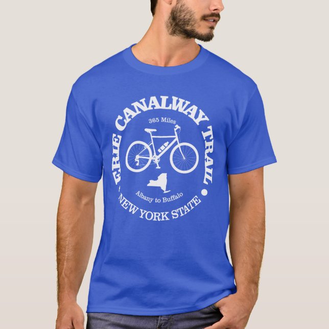 Erie Canalway Trail (cycling) T-Shirt (Front)