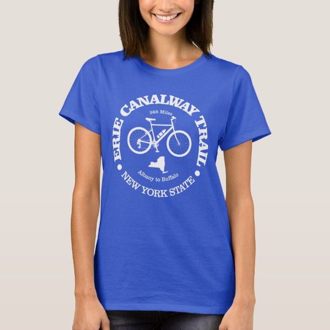 Erie Canalway Trail (cycling) T-Shirt (Front)