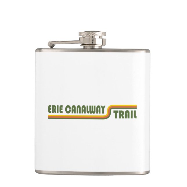 Erie Canalway Trail Hip Flask (Front)