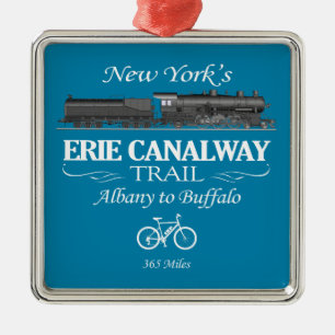 Erie Canalway Trail (RT2) Metal Tree Decoration