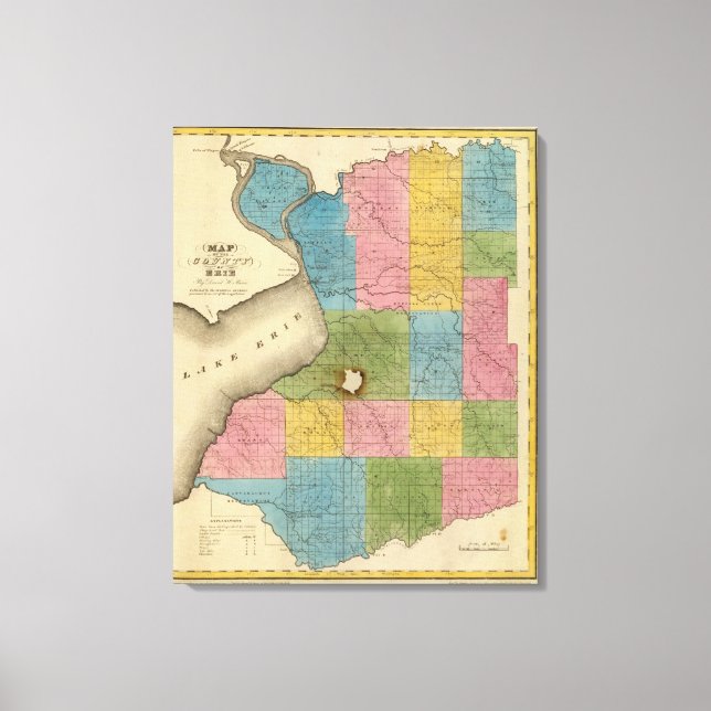 Erie County Canvas Print (Front)