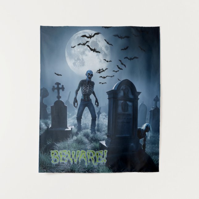 Erie Halloween  Tapestry (Front)