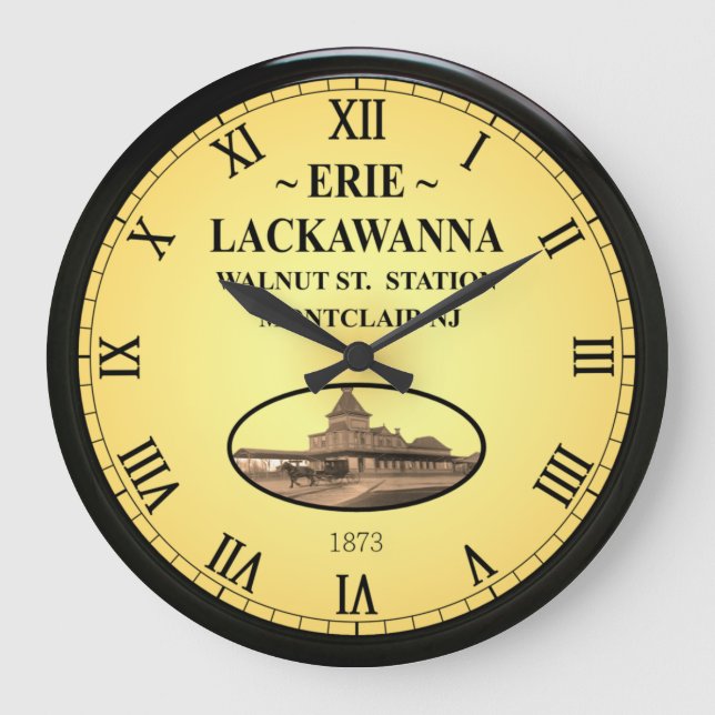 Erie~Lackawanna Station~Walnut St. Montclair NJ~   Large Clock (Front)