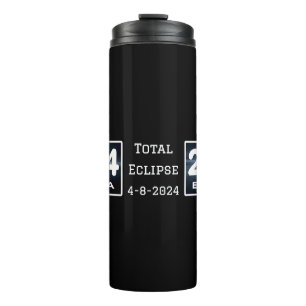 Erie Pennsylvania Eclipse April 2024 Total Solar Thermal Tumbler