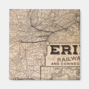 Erie Railway and connections Magnet