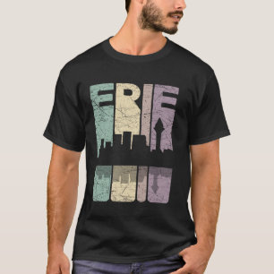 Erie Vintage Erie Pennsylvania Retro Erie Skyline T-Shirt