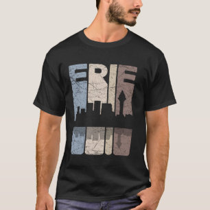 Erie Vintage Erie Pennsylvania Retro Erie Skyline T-Shirt