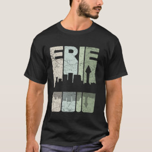 Erie Vintage Erie Pennsylvania Retro Erie Skyline T-Shirt