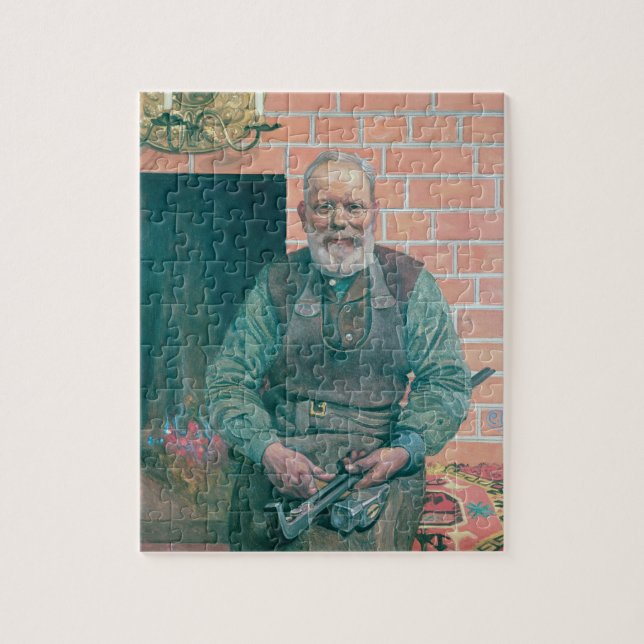 Erik Erikson, The Blacksmith Jigsaw Puzzle (Vertical)