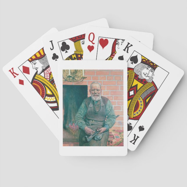 Erik Erikson, The Blacksmith Playing Cards (Back)