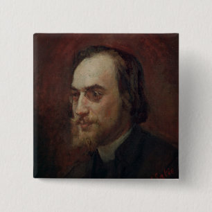 Erik Satie 15 Cm Square Badge
