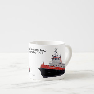 Erika Kobasic Basic towing cutout espresso mug