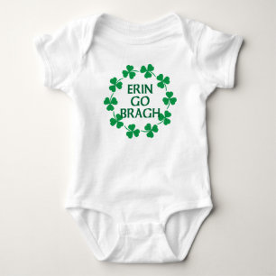 Erin Go Bragh Circle of Shamrocks Baby Bodysuit