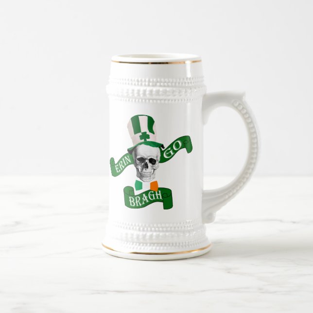 Erin go bragh funny  Irish Beer Stein (Right)