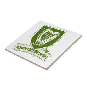 Erin go Bragh (Harp Grn) Tile
