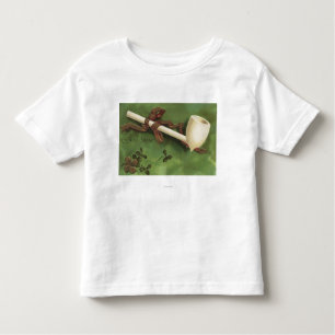 Erin Go Bragh, Ivory Pipe Toddler T-Shirt