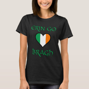 Erin Go Bragh Love Heart Ireland Eire Irish Celtic T-Shirt
