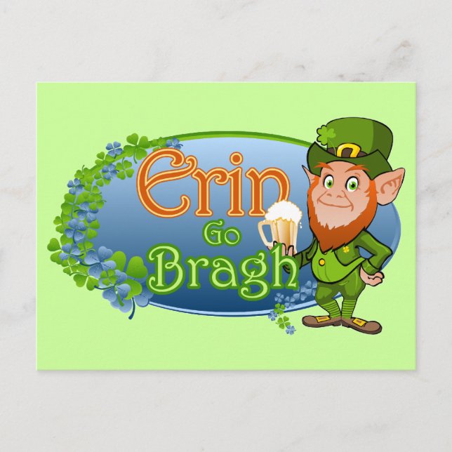 Erin Go Bragh (Ver 2) Postcard (Front)