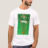 Erin Go Bragh Woman on Harp Scene
