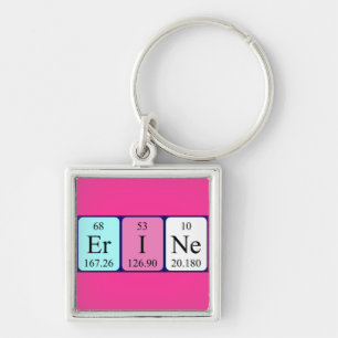 Erine periodic table name keyring