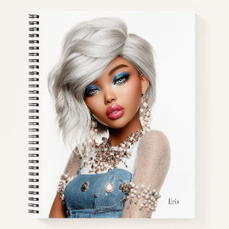 Eris Monei Editorial Portrait – Personalised  Notebook