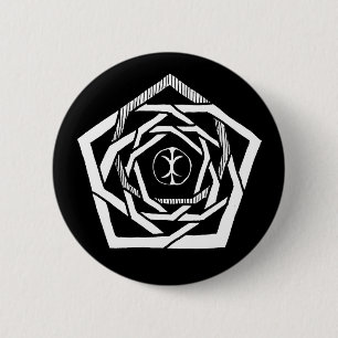 Erisian Mandala Reverse 6 Cm Round Badge