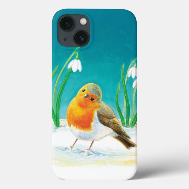 Erithacus rubecula Case-Mate iPhone case (Back)