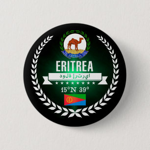 Eritrea 6 Cm Round Badge