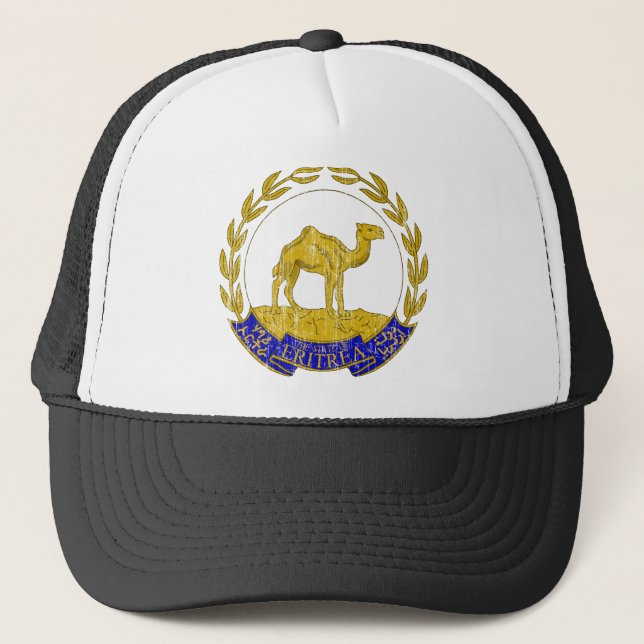 Eritrea Coat Of Arms Trucker Hat (Front)