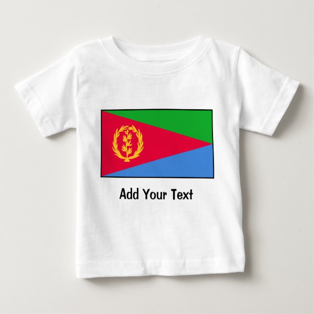 Eritrea – Eritrean Flag Baby T-Shirt (Front)
