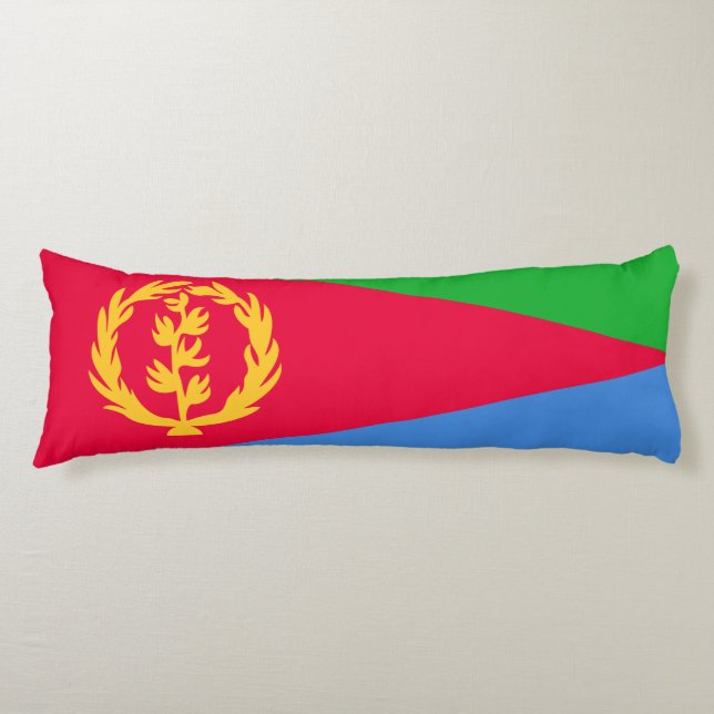Eritrea Flag Body Cushion (Front)