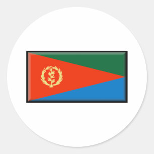 Eritrea Flag Classic Round Sticker
