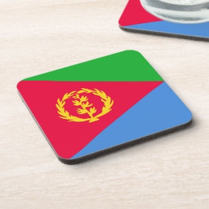 Eritrea flag coaster