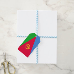 Eritrea flag gift tags