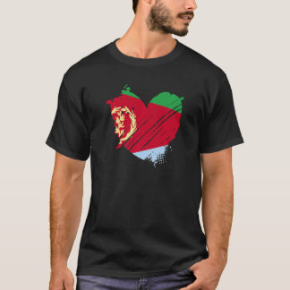 Eritrea Flag I love It is in my DNA for Eritreans T-Shirt