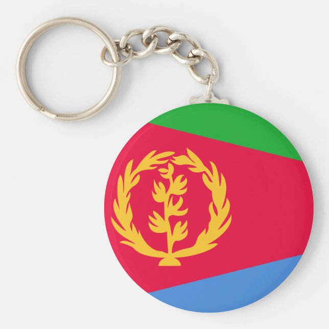 Eritrea Flag Key Ring (Front)