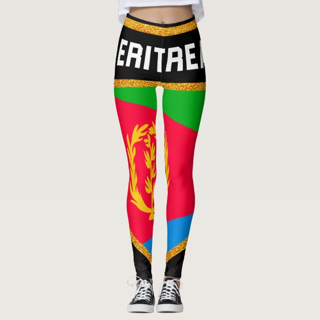 Eritrea Flag Leggings (Front)