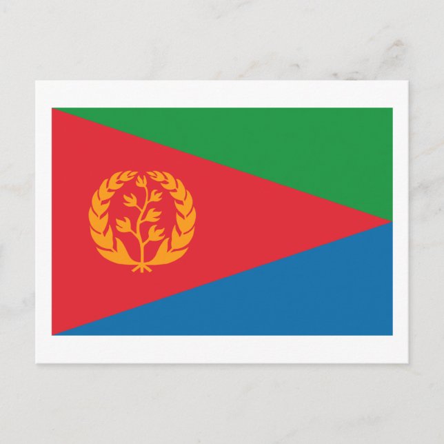Eritrea Flag Postcard (Front)