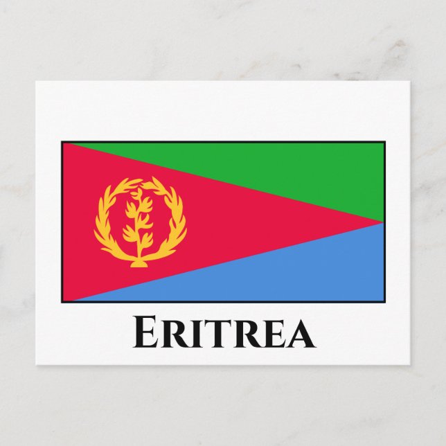Eritrea Flag Postcard (Front)
