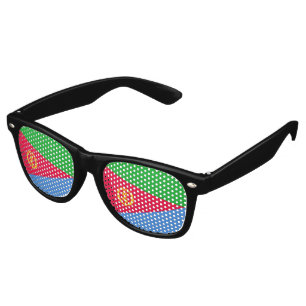 Eritrea flag retro sunglasses