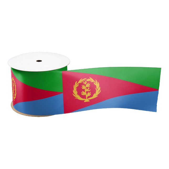 Eritrea Flag Satin Ribbon (Spool)